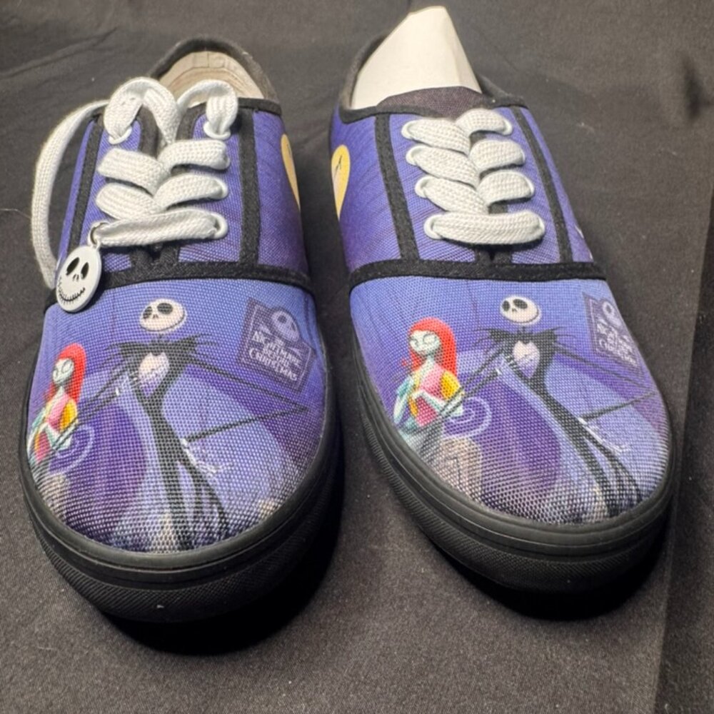 The Nightmare Before Christmas X The Bradford Exchange Canvas Shoes